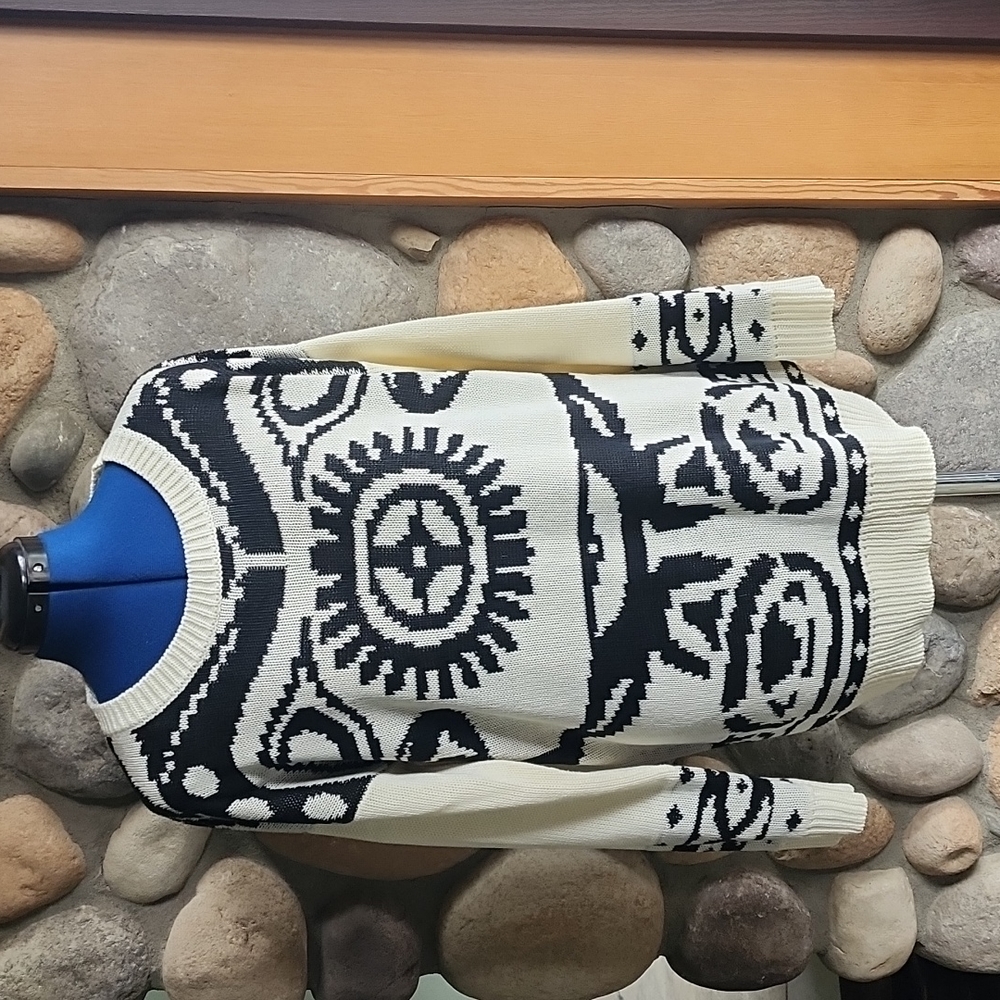 MINKPINK cozy sweater patterned